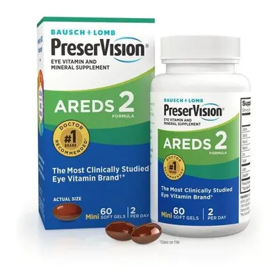 PreserVision AREDS Formula + Multivitamin, Eye Vitamin and Mineral Supplement with Lutein & Zeax