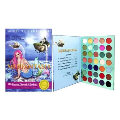 Merfantasia Eyeshadows Palette - Book by Rude Cosmetics for Women - 1.34 oz Eye Shadow