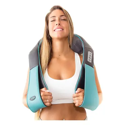 Shiatsu Back Shoulder and Neck massager, Hot Deep tissue kneading pillow massage - Back massager