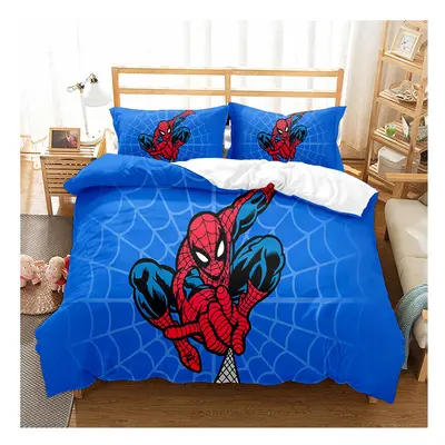 (13, King-240x220cm) Spiderman Bedding Kids Single Double Duvet Cover Set