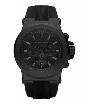 Michael Kors Dylan Men's WatchÂ¦Black Chronograph Round DialÂ¦Silicon StrapÂ¦MK8152