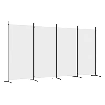 (White, x cm (W x H)) vidaXL Room Divider Wall Partition Screen Panel Room Separator Privacy Scr