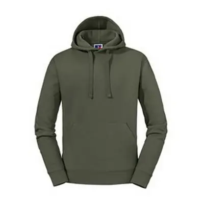 (M, Olive) Russell Mens Authentic Hoodie