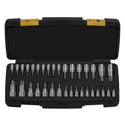 (34 Piece Torx socket set) Master TORX Bit Socket Set, Premium S2 Alloy Steel | Complete 34-Piec