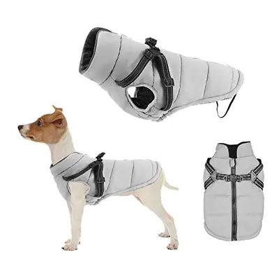 1 piece of pet dog jacket, waterproof winter jacket, thickened warm pet dog clothes, puppy elast