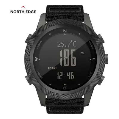 (black) North Edge Apache-46 Men Digital Watch Outdoor Sports Running Swimming Outdoor Sport Wat