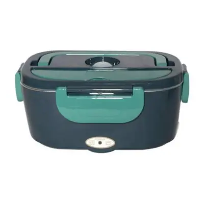 (green, EU) Electric Lunch Box Food Heater Large Capacity Leak-proof Dishwasher Safe Portable Fo