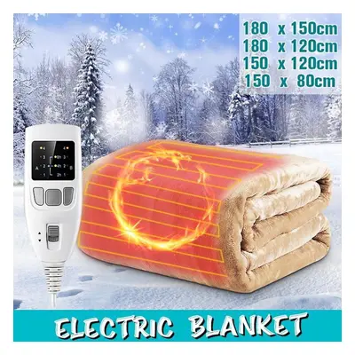 (180x120cm) Electric Heaters Double Temperature Timing Controller Winter Heated Mattress Pad Hom