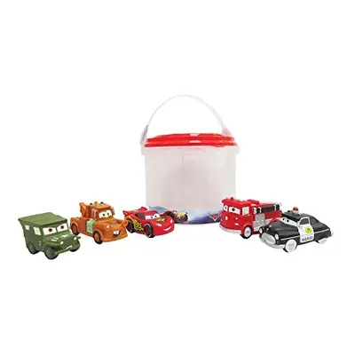 Official Disney Pixar Cars Bath Toy Set, Pc., Kids Play Kit Includes Lightning McQueen, Mater, R