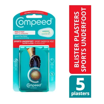 Compeed Hydrocolloid Blister Plasters Sports Underfoot 5's