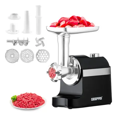 Geepas Electric Meat Grinder | Stainless Steel Meat Mincer