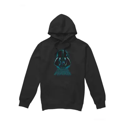 (S, Black) Star Wars Mens Darth Vader Distressed Hoodie