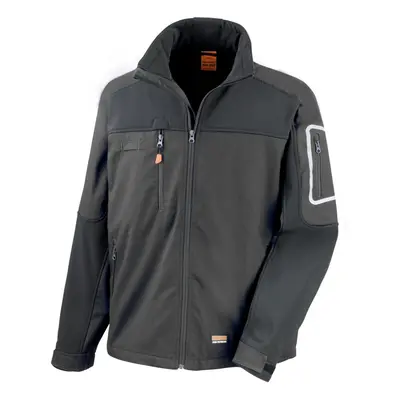 (S, Black) WORK-GUARD by Result Unisex Adult Sabre Stretch Waterproof Jacket