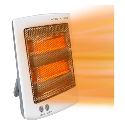 (Infrared Heater) Infrared heater, 800W halogen heater with heat settings, low energy electric h