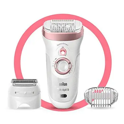 Braun Silk-Ã©pil 9-720, Epilator for Long-Lasting Hair Removal, Includes Shaver and Trimmer Head