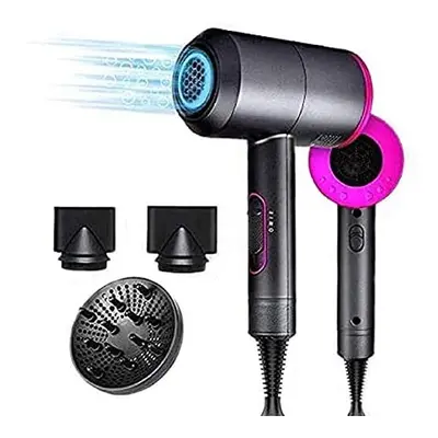 Jooayou Professional Hair Dryer 2000W Fast Dry Negative Ions Hair Blow Temperature Hairdryer wit