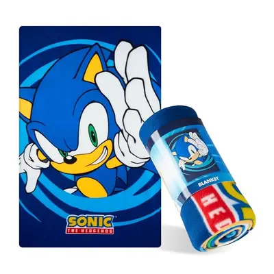 Sonic The Hedgehog Fleece Blanket for Kids Super Soft Blanket Fleece Throws x 150cm Warm Bed Bla