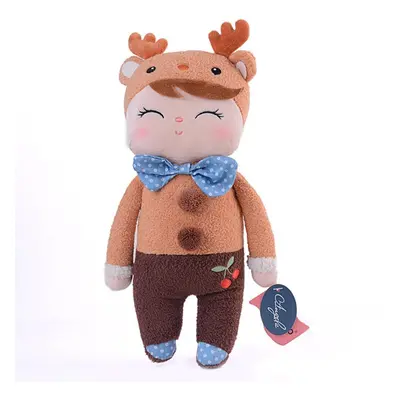 (Doll Brown) 12inch Angela Lace Dress Rabbit Stuffed Doll Toy For Children