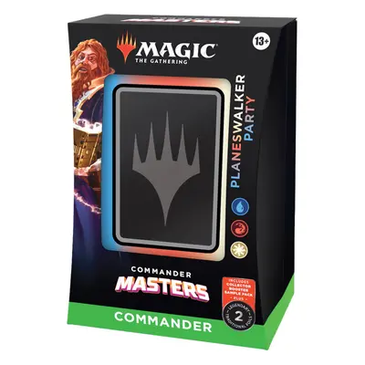 Magic The gathering commander Masters commander Deck - Planeswalker Party (100-card Deck 2-card 