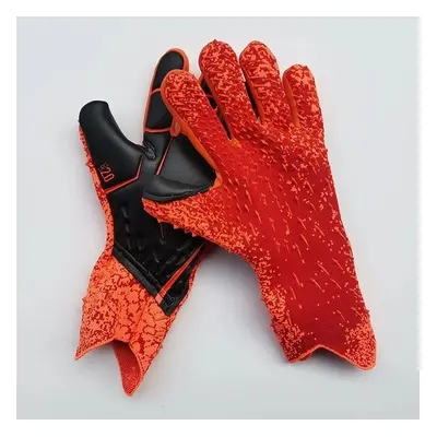 (Orange+Black, Size 8(160-170cm)) Latex Adult Children Match Training Professional Goalkeeper Fo