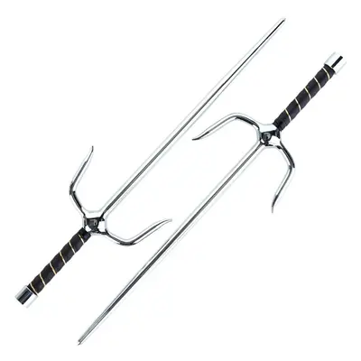 (18 Inches) PLAYWELL SAI CHROME DAGGERS - ROUND