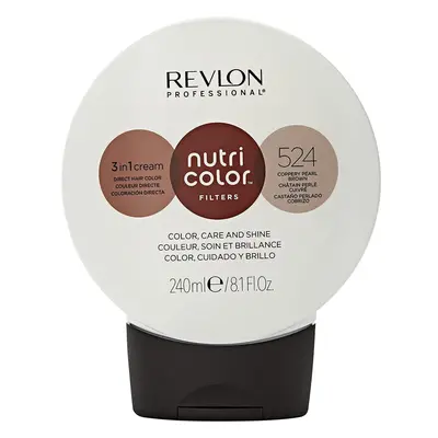 Revlon Nutri Color Filters, Semi Permanent Hair Colour Conditioner, Coppery Pearl Brown, ml