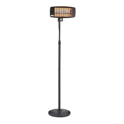 Swan Stand Patio Heater Power Settings Adjustable Height 1.8m Power Cord