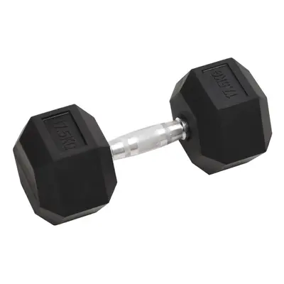 (1x 17.5 kg) vidaXL Dumbbell Cast Iron Hex Dumbbell Free Weight Plate Fitness Multi Models