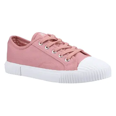 (Pink, (Adults')) Hush Puppies Brooke Canvas Women's Pink Trainers