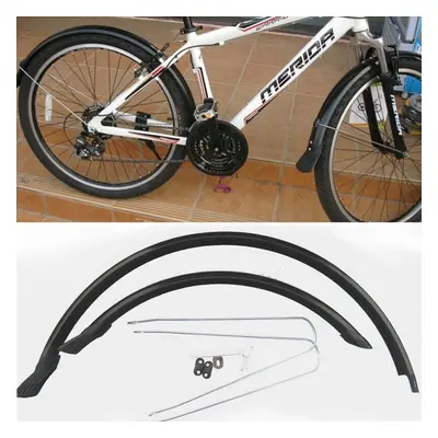 20'' Folding Bike Front & Rear Mudguards Set Cycling Permanent Fender Mud