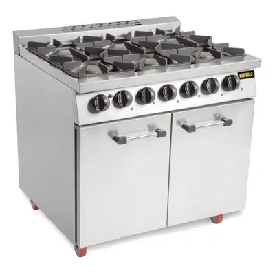 Buffalo Burner Oven Range with Castors