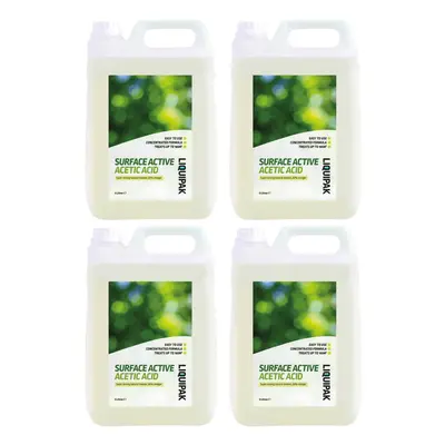 (4x5 Litres) Surface Active Acetic Acid 20%, Concentrated