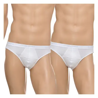 (M) 2-Pack Basic Men's Mini Briefs, White