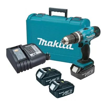 Makita DHP453SFE3 18v LXT Lithium Ion Combi Hammer Drill Driver + x 3.0Ah Batt