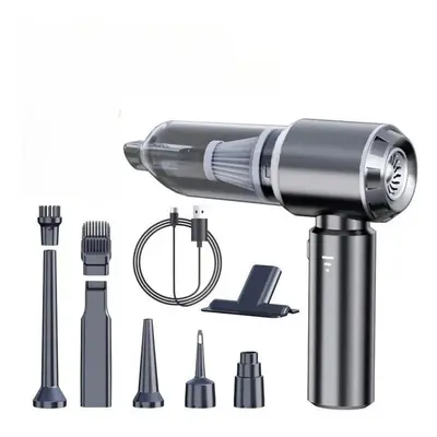 (grey) Original Car Vacuum Cleaner Brushless Motor Wireless Handheld Strong Suction Cleaning Mac