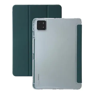 (dark green, For Pad 6S Pro 12.4) For Xiaomi Pad 6s Pad6s Pro Case With Pen Holder Magnetic Clea