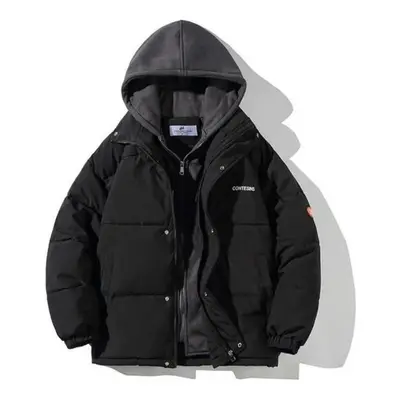 (black, XXL) Women&apos;s Winter Oversize Jacket Down Cotton Padded Coat Female Loose Casual Ove