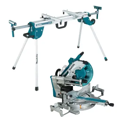 Makita DLS211ZU Mitre Saw Twin 18v / 36v Brushless LXT 305mm Bare + Leg Stand