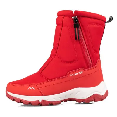 (red, 36) Women&apos;s Outdoor Winter New Snow Boots Thickened Warm Snow Shoes Anti Slip Waterpr