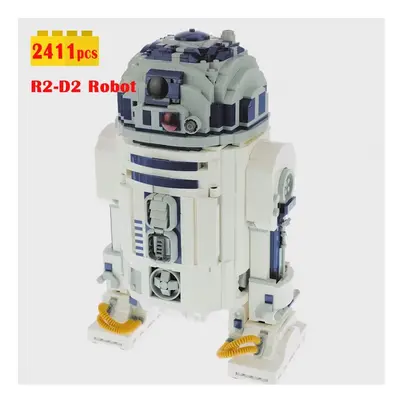 (Paper manual, No original Box) FIT 2314PCS Robot Star Space Union R2D2 Model R2-D2 Figures Buil