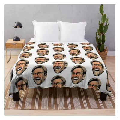 Fleece Throw Blanket Delirious Klopp for Sofa Couch Kids x Inches