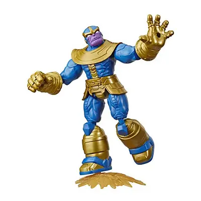 Avengers Bend And Flex Action Figure Toy, cm Flexible Thanos Figure, Includes Blast Accessory, F