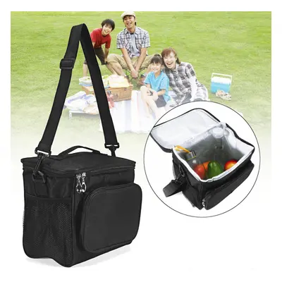 10L Picnic Bag Lunch Shoulder Bag Camping Waterproof Thermal Bag Ice Pack Food Storage Bag