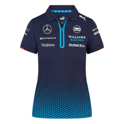 (XS) Williams Racing Team Polo Shirt (Navy) - Womens