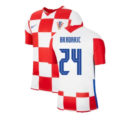 (S) Croatia Home Nike Football Shirt (BRADARIC 24)