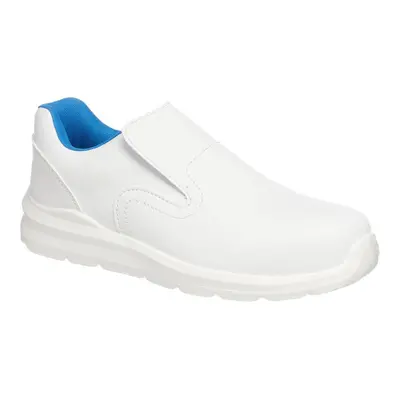 (10.5 UK, White) Portwest Unisex Adult Compositelite Slip-on Safety Shoes