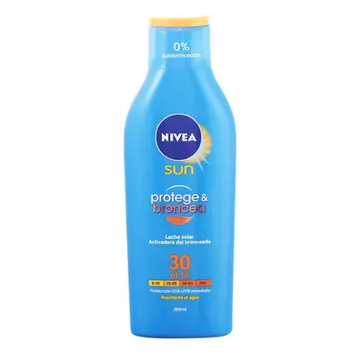 Nivea Sun Protect And Bronze Tan Activating Sun Lotion Spf30 200ml