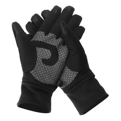 (Black, XL) Warm Thermal Winter Gloves Cycling Ski Snow Waterproof Anti-slip Bike Glove