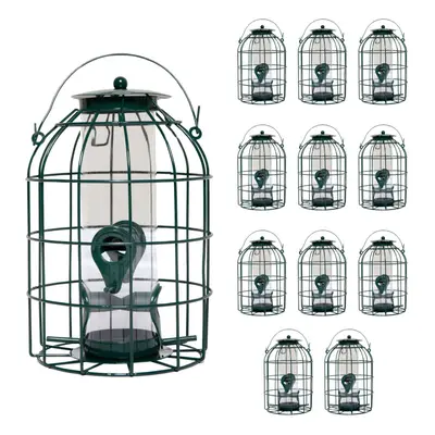 Pack of Wild Bird Seed Feeder Cage with Squirrel Guard