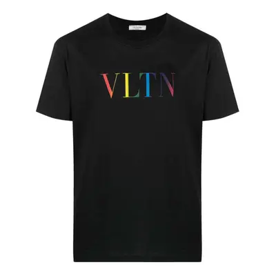 (20T Black, XS) Valentino VLTN Rainbow Logo T-Shirt